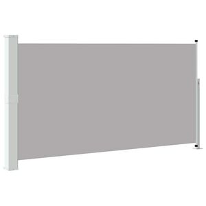 vidaXL izvelkama terases sānu markīze, 160x300 cm, pelēka