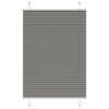 vidaXL plisētās žalūzijas antracīts 85x100 cm auduma platums 84,4 cm