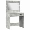 vidaXL Dressing galds Betona pelēks 78,5 x 41 x 135 cm
