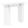 vidaXL Konsoles galds Balts 100 x 30 x 75 cm Inženierijas koks