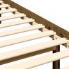 vidaXL gultas rāmis, medus brūns, priedes masīvkoks, 200x200 cm