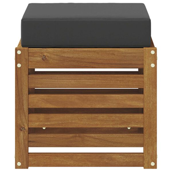 vidaXL Solu sols 2 Gabals Dabisks un antracīts Cietā akācijas koks