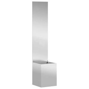 vidaXL Dārza privātuma ekrāns Sudraba 32 x 32 x 150 cm Cinkots tērauds