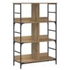 vidaXL Grāmatu plaukts 4 līmeņi 78,5 x 33 x 117,5 cm metāls PB