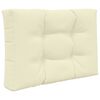 vidaXL Āra dīvāna spilvens 2 pcs Krēmkrāsa Poliesters