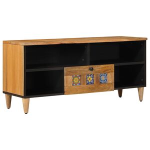 vidaXL Televizora skapī&scaron;a Dabiska 100 x 33 x 46 cm Cieta mango koksne
