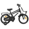 vidaXL Bērnu Velosipēds 12 Collas no 2-4 gadiem Melns