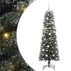 vidaXL Mākslīgā Ziemassvētku eglīte su 150 LED ar statīvu Zaļa 120 cm