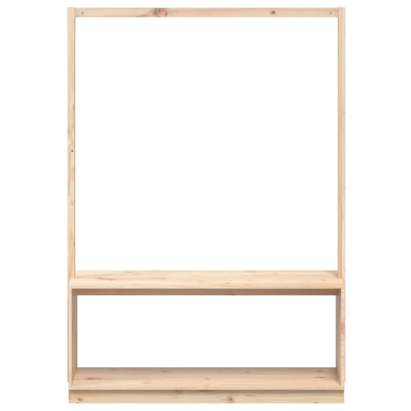 vidaXL drēbju pakaramais ar apavu plauktu, 113x40x157,5 cm