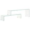 vidaXL 2-daļīgs kafijas galdiņu komplekts 90x30x20/110x30x40 cm