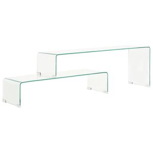 vidaXL 2-daļīgs kafijas galdiņu komplekts 90x30x20/110x30x40 cm