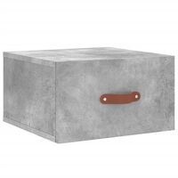 vidaXL sienas naktsskapītis, betona pelēks, 35x35x20 cm