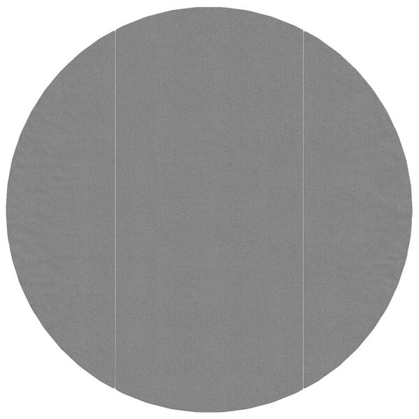 vidaXL baseina pamatnes aizsargs, gai&scaron;i pelēks, &Oslash;306 cm, ģeotekstils