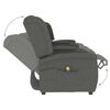 vidaXL četrvietīgs masāžas krēsls ar glāžu turētāju, gai&scaron;i pelēks