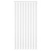 vidaXL vertikālās žalūzijas, 150x180 cm, balts audums