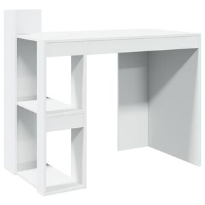 vidaXL rakstāmgalds, balts, 103,5x56,5x94 cm, inženierijas koks