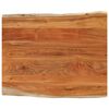 vidaXL galda virsma, 110x80x3,8 cm, taisnstūra, akācijas masīvkoks