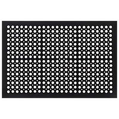 vidaXL durvju paklājs, taisnstūra forma, 60x90 cm, gumija
