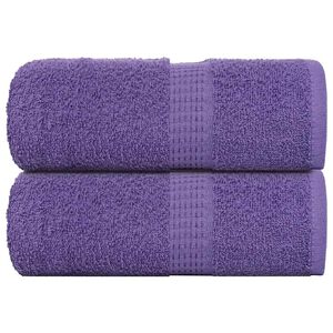 vidaXL dvieļi FROGN, 2 gab., violeti, 30x30 cm, 360 g/m&sup2;