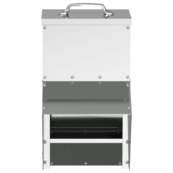 vidaXL Vistas barotava Sudraba 20 x 25 x 35 cm Cinkots tērauds