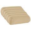 vidaXL Spilvenu pārvalks 6 pcs HEERLEN Bē&scaron;a &Oslash; 15 x 40 cm Poliesters