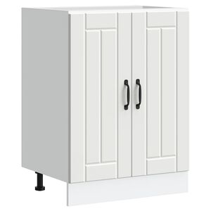 vidaXL izlietnes pamatnes skapis "Lucca" White Engineered Wood