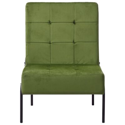 vidaXL atpūtas krēsls, 65x79x87 cm, gaiši zaļš samts