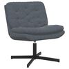 vidaXL Griežamā relaksācijas krēsls Tum&scaron;i pelēks 63 x 75 x 76 cm Samts