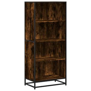 vidaXL grāmatu plaukts, ozola krāsa, 60x35x139 cm, inženierijas koks