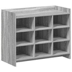 vidaXL Apavu skapis Pelēks Sonoma 85 x 39,5 x 70 cm Inženierijas koks