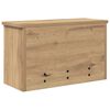 vidaXL Sienas pakaramais ar plauktu Artisānā ozols 50 x 20 x 30 cm