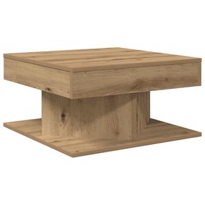 vidaXL kafijas galdiņ&scaron; Artisan ozols 55x55x30 cm Engineered Wood