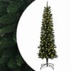 vidaXL Mākslīgs slaids Ziemassvētku koks 120 cm 150 LED Silti balts