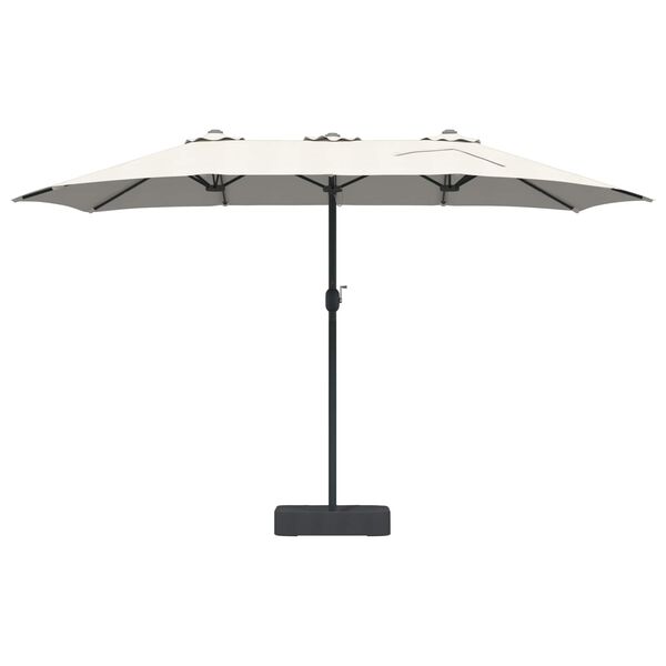 vidaXL Dārza parasols Smil&scaron;ains un Antracīts 385 x 209 x 244 cm