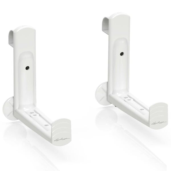 LECHUZA balkona puķu kastes stiprinājumi, balti, 19030