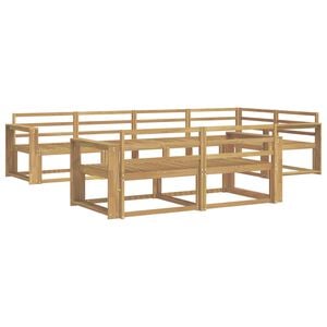 vidaXL Āra dīvānu komplekts 8 pcs Balts 331 x 172,5 x 73 cm