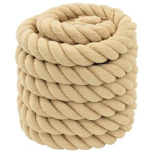 vidaXL Laivu virvju 6 mm 5 m Dabiska