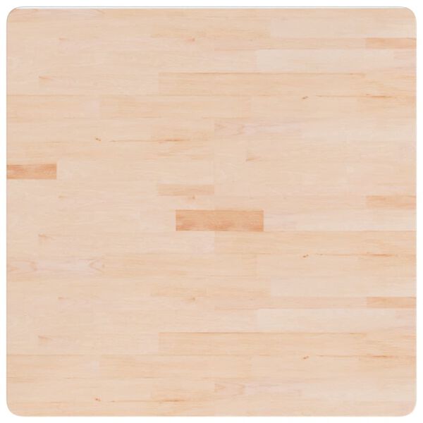 vidaXL kvadrāta galda virsma, 80x80x2,5 cm, ozola masīvkoks