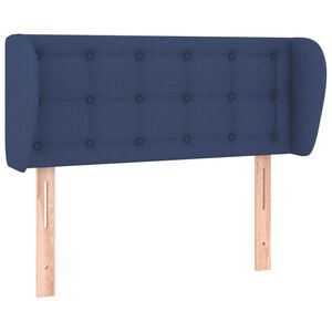 vidaXL galvgalis ar malām, 83x23x78/88 cm, zils audums