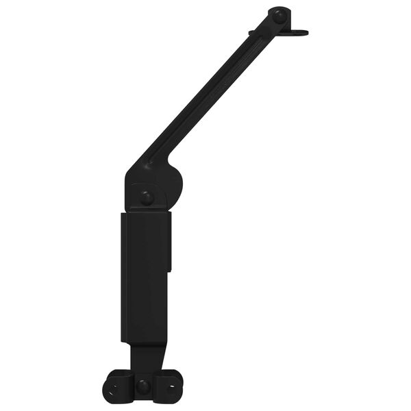 vidaXL Vāka atbalsta eņģe 2 pcs Melna 192 x 32 x 50 mm Tērauds