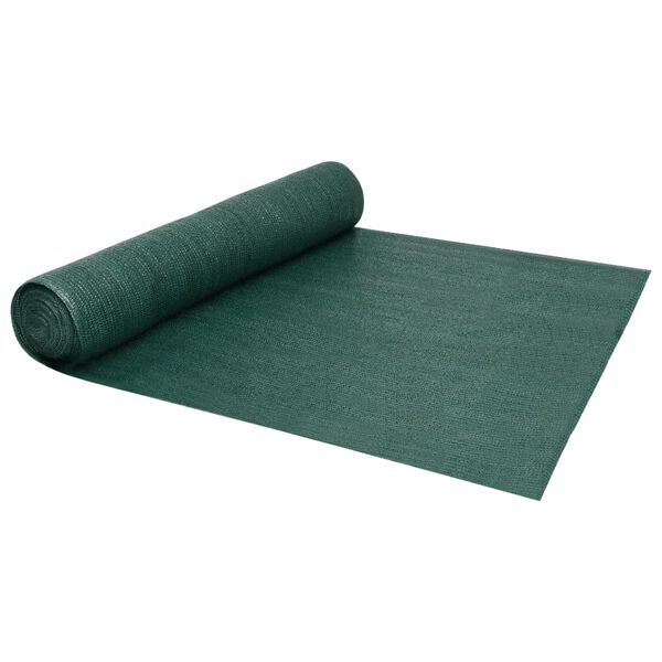 vidaXL norobežojo&scaron;ais tīkls, zaļ&scaron;, 1x25 m, HDPE, 150 g/m&sup2;