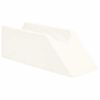 vidaXL Kājas spilvens 68 x 25 x 21,5 cm Ciets PU putas Balts