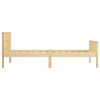 vidaXL gultas rāmis ar 2 atvilktnēm, priedes masīvkoks, 100x200 cm
