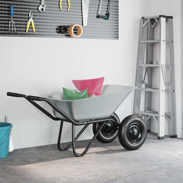 vidaXL Klausī indgredien&scaron;u nomaiņa Sudraba 88 x 60 x 32 cm Tērauds