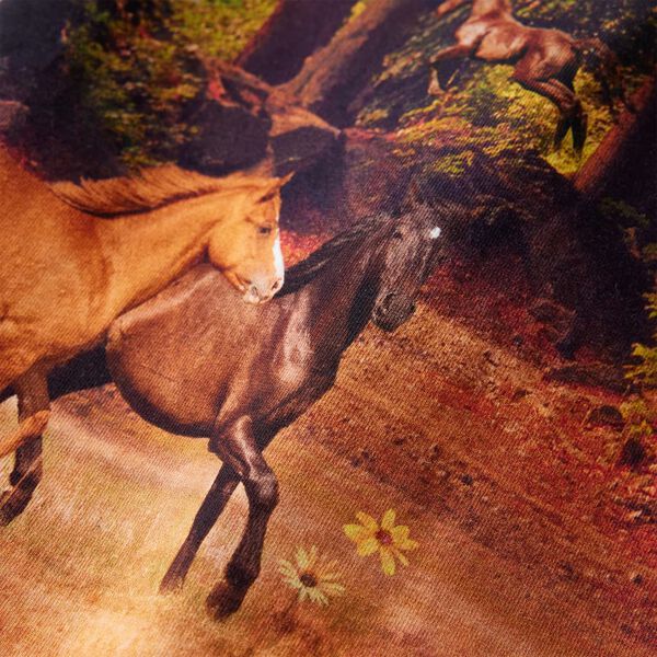 Bērnu kleita ar garām piedurknēm, sarkanbrūna, 92