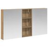 vidaXL Vannas istabas skapju komplekts 3 pcs 130 x 14,5 x 70 cm