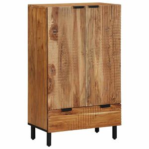vidaXL Augstais skapītis Brūna 60 x 33 x 100 cm Cieta mango koksne