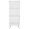 vidaXL augstais skapītis, balts, 34,5x34x180 cm, inženierijas koks