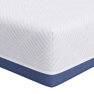 vidaXL Matracis Balta un zila 80 x 160 cm Žakarda audums