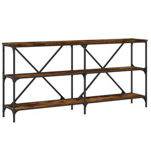 vidaXL konsoles galdiņ&scaron;, ozola krāsa, 160x30x75 cm, inženierijas koks